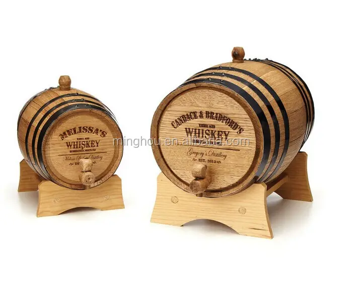 2l/5l barril de vinho de madeira, barril de vinho, suporte de barril