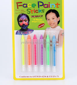 Leicht zu entfernen glow in <span class=keywords><strong>the</strong></span> dark gesicht malen für kinder - Product Image 3
