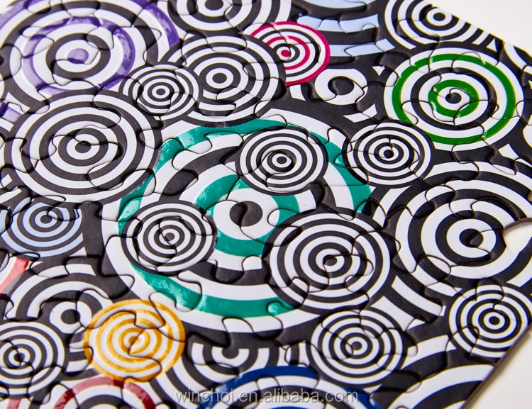 2018 новый продукт высокого качества пользовательских 3d бумажная головоломка игрушка