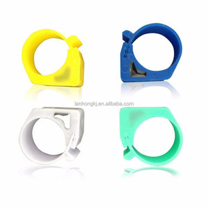 <span class=keywords><strong>RFID</strong></span> 134.2Khz 무독성 추적 장치 닭 반지 EM4305 동물을위한 비둘기 새 태그 - Product Image 2