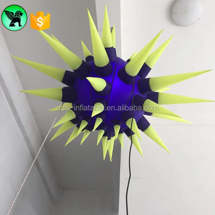 Event Lighting Inflatable Customized Star Inflatable Decoration For Club A2472