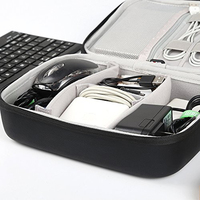 Boîtier personnalisé eva, pour câble de données, paquets de réception, câble de casque, chargeur, souris et usb, 50 pièces