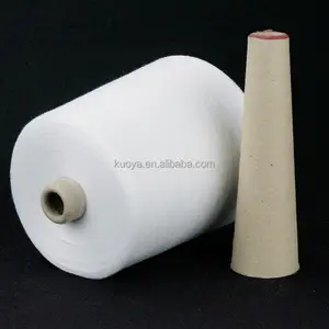 Reciclado de hilado de poliéster/cerca de poliéster hilado de fábrica en China