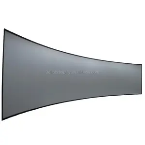 Simulator Projection Screens Curved Fixed Frame Projector Screen