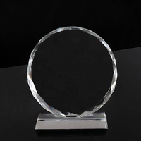 MH-NJ00542 Bord Coupe Flamme Forme Ronde Cristal trophée