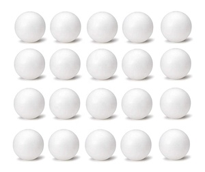 Petites boules artisanales <span class=keywords><strong>en</strong></span> <span class=keywords><strong>mousse</strong></span> blanche de 3 pouces pour projets d'art et d'artisanat, boules <span class=keywords><strong>en</strong></span> <span class=keywords><strong>mousse</strong></span> de polystyrène - Product Image 1