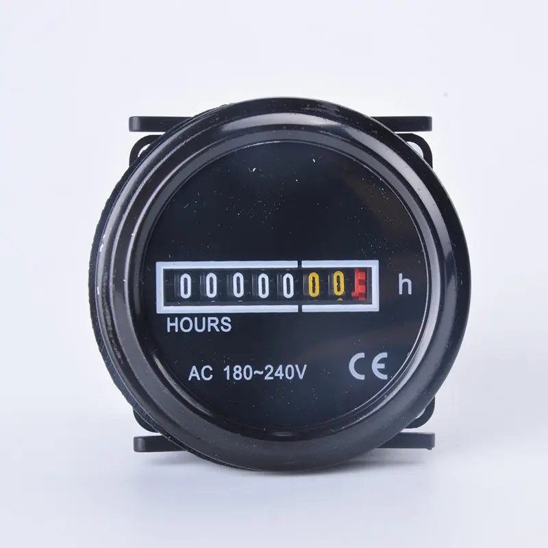 TH-1 7 Digital Round Counter Cho Máy Phát Điện, Động Cơ, Thuyền Meter Hẹn Giờ AC160-240V Đồng Hồ Đếm Giờ, Hẹn Giờ Cơ Khí