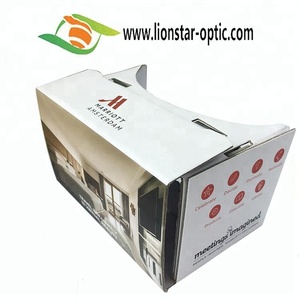 ชุดหูฟัง <span class=keywords><strong>VR</strong></span> แว่นตา3D กระดาษแข็งเสมือนจริงสำหรับสมาร์ทโฟน - Product Image 3