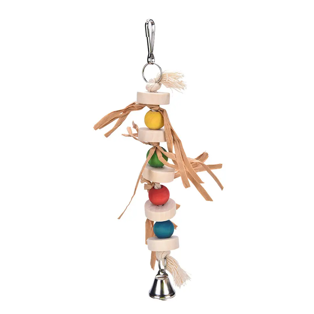 Hot-selling Wholesale Natural Wooden Bird Chew Toy for Parrot