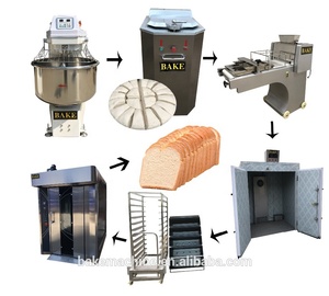 Línea completa de producción de panadería para hornear, línea automática de producción de pan para tostadas de panadería - Product Image 3
