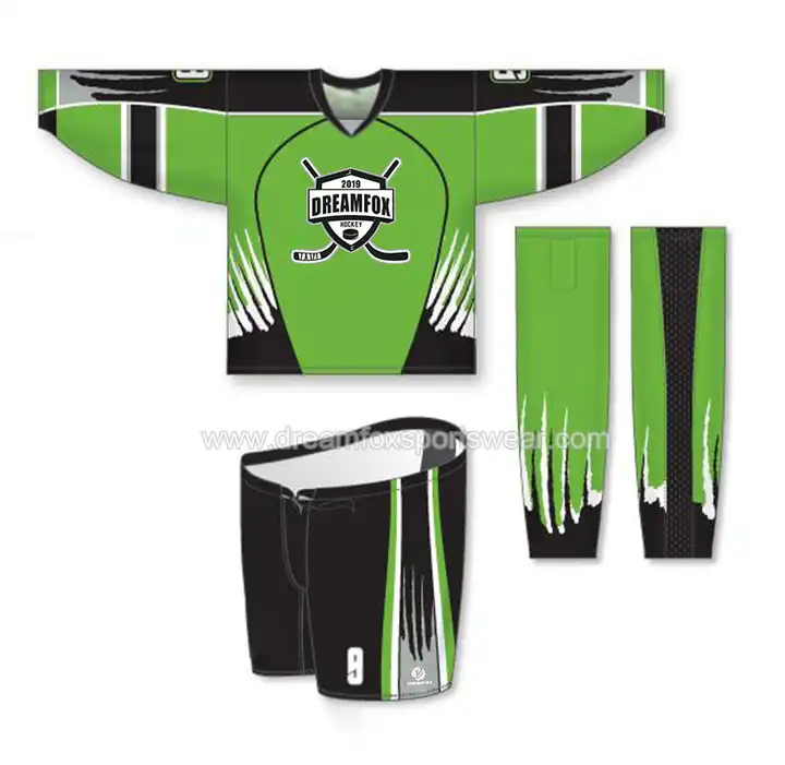CUSTOMIZABLE Mighty Ducks Jersey T-shirt Design Green 