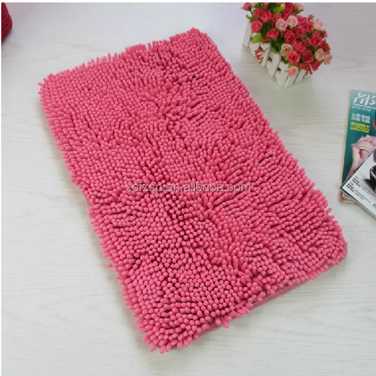 Nước-thấm microfiber polyester mat nhà vệ sinh thảm bộ