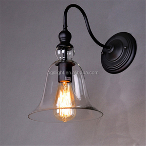 Estilo europeo antiguo de vidrio sombra lámpara de pared <span class=keywords><strong>para</strong></span> hotel lámpara de cabecera - Product Image 4