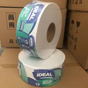 Туалетная бумага из бамбука, рулон туалетной бумаги jumbo