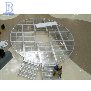<span class=keywords><strong>Piso</strong></span> de cristal al aire libre de la <span class=keywords><strong>plataforma</strong></span> de la etapa de la demostración de la etapa móvil de cristal del concierto - Product Image 2