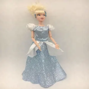 Hot fashion popular 30CM Princess cinderella Doll Joint Movable Body Beautiful gift box Doll vinyl girl gift doll toys wholesale