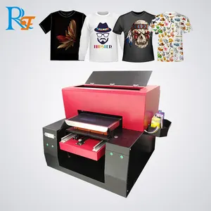 Refinecolor Venta caliente camiseta máquina impresora con R330 cabezal de impresión impresora DTG imprimir directamente en tela