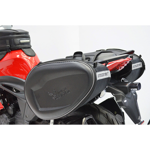 Bolsas impermeables para SILLÍN de motocicleta, bolsa lateral para montar en <span class=keywords><strong>Moto</strong></span>, <span class=keywords><strong>Maleta</strong></span> de equipaje <span class=keywords><strong>trasera</strong></span> con cubierta para lluvia - Product Image 2