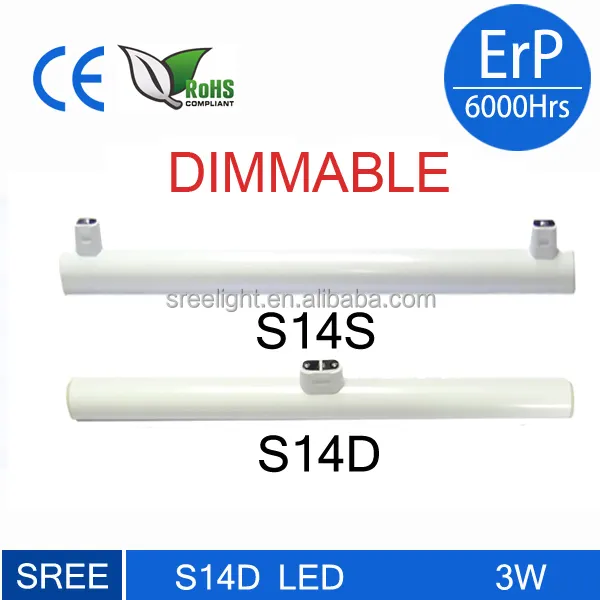 led s14s/s14d 15w for wall light cube s14s