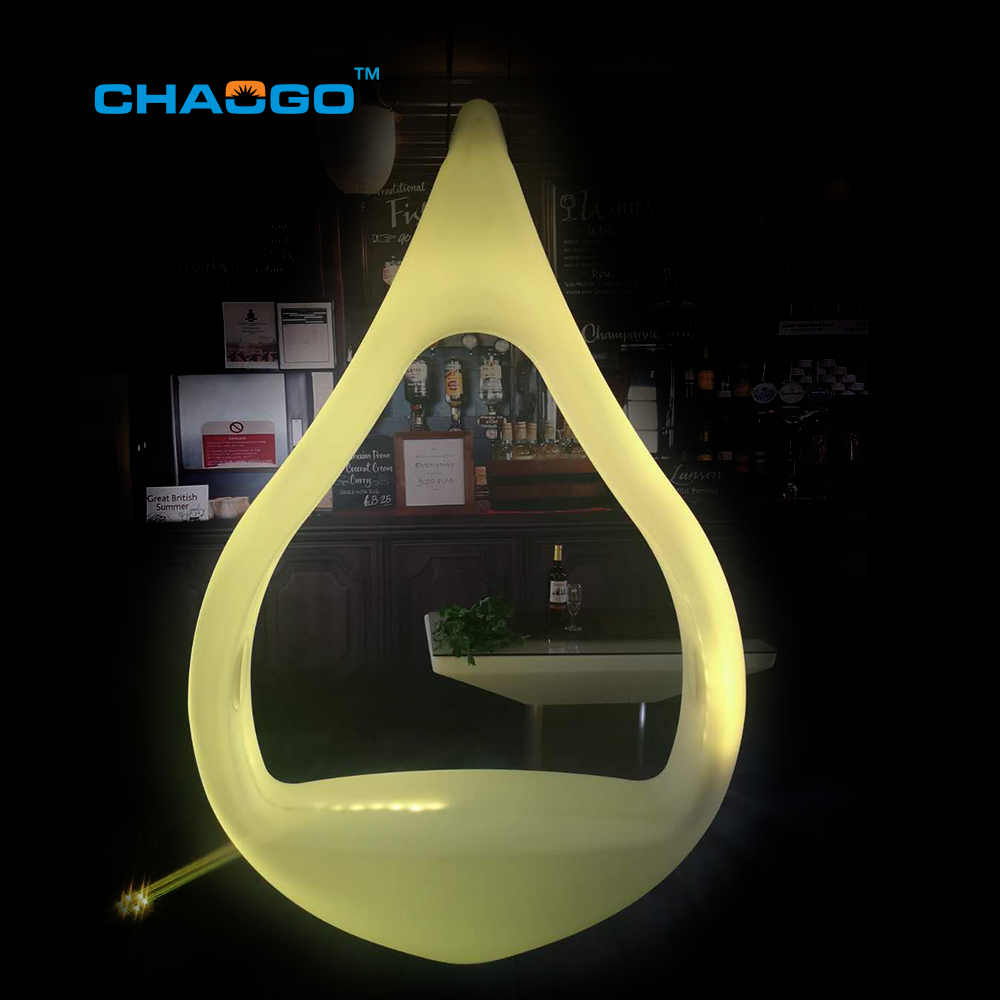 Лидер продаж; Новинка в форме ангела слезы светодиодной подсветкой качели садовые пластиковые свободный стоящий на открытом воздухе со светодиодной подсветкой качания стул