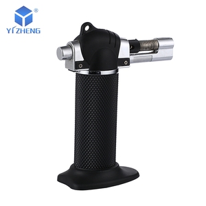 Accendino della torcia della fiamma del getto del <span class=keywords><strong>Gas</strong></span> del butano del cuoco unico YZ-011 del riscaldamento regolabile - Product Image 2