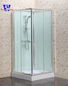 90x90x185 cm Square estilo pera cristal baño Polonia cabina de ducha para caravana - Product Image 2