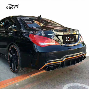 उच्च गुणवत्ता <span class=keywords><strong>WD</strong></span> शैली शरीर किट के लिए मर्सिडीज बेंज सीएलए-कक्षा W117 सामने बम्पर रियर बम्पर पक्ष स्कर्ट और विंग बिगाड़ने - Product Image 4