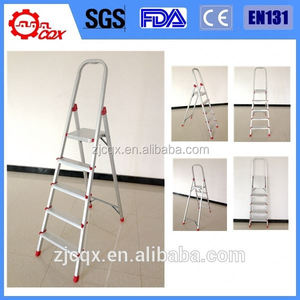 Aluminum <strong>Step</strong> <strong>Ladder</strong> Lightweight <strong>Multi</strong> <strong>Purpose</strong> Portable <strong>Folding</strong> Home <strong>Ladder</strong> 5 <strong>Step</strong> - Product Image 2