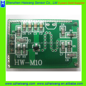 HW-M10 DC 5 V Micro-ondes Radar Module 10.52 GHz 360 degrés de Détection 8-12 m Signal Sortie - Product Image 1