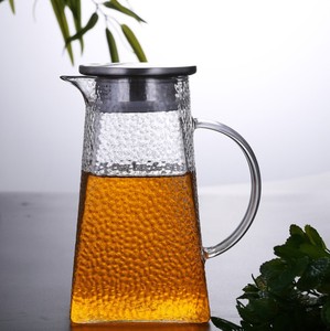 <span class=keywords><strong>Pichet</strong></span> à eau en verre borosilicate, avec infuseur en acier inoxydable 304, personnalisé, pour carafe à eau et carafes en verre - Product Image 5