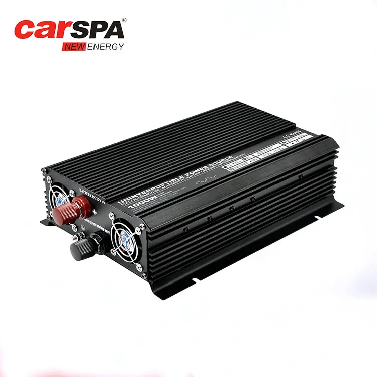 1000W 12V Power Inverter Modified Sine Wave Less That 10 Ms Single Phase with Charger UPS Backup-ups1000 CARSPA/OEM 190-265V