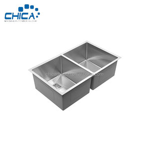 Instalador y encimera moderna lavandería una pieza cocina grifo del fregadero y lavabo de baño <span class=keywords><strong>agua</strong></span> de mar colador con gabinete - Product Image 3