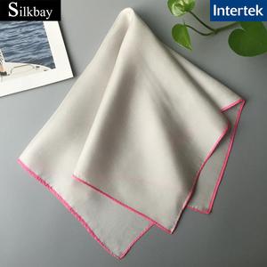 Nature blanc imprimé 100% twill de <span class=keywords><strong>soie</strong></span> <span class=keywords><strong>foulard</strong></span> <span class=keywords><strong>en</strong></span> <span class=keywords><strong>soie</strong></span> - Product Image 4