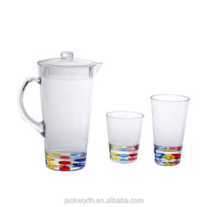 Juego de Jarras de Acrílico con Base de Burbuja para Bebidas - Product Image 2