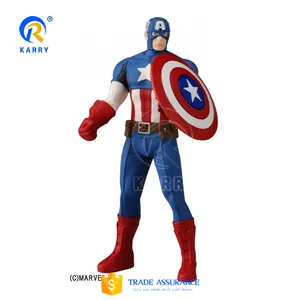 Marvel superhero inflatable Captain America advertising for sale PVC material
