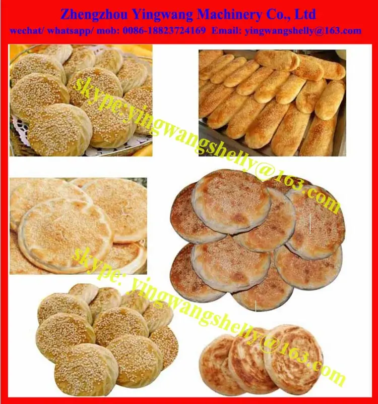 Gas Arabisch Brood Tortilla Pita Brood Roti Maken Bakken Oven Machine