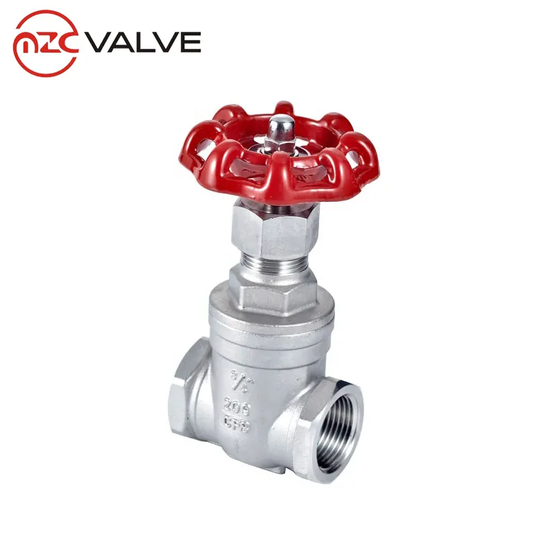 Stainless steel CF8M npt 800 wog gate valve