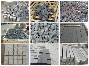 Flamed 10x10 Light Grey G603 Granite Cube Driveway Cheap Paving Stone