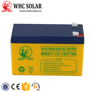 WHC Scellées Au Plomb Acide Gel 6FM7 <span class=keywords><strong>12</strong></span> <span class=keywords><strong>V</strong></span> <span class=keywords><strong>7Ah</strong></span> 20hr Batterie - Product Image 2