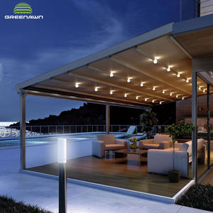 Design moderne PVC En Aluminium Rétractable Stores Pare-Soleil avec LED Lumière - Product Image 1