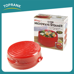 Nuovo design come visto in <span class=keywords><strong>tv</strong></span> portatile di plastica a microonde mini cibo a vapore - Product Image 1