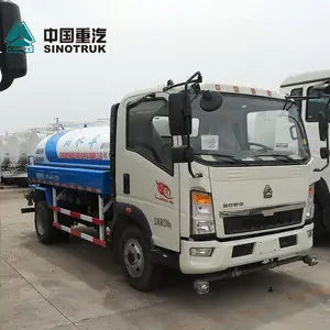 SINOTRUK 6 wheeler 5000 10000 litre howo su tankı kamyon fiyat