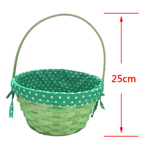 China Supplier Wholesale 2018 Handmade <strong>Easter</strong> <strong>Gift</strong> Bamboo <strong>Basket</strong>&amp;<strong>Easter</strong> Egg <strong>Basket</strong> for Children <strong>Gift</strong> - Product Image 4