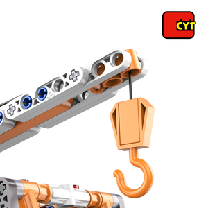 Vente chaude building block pull back modèle de voiture jouets <span class=keywords><strong>grue</strong></span> pour enfants - Product Image 3