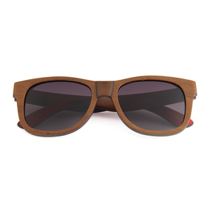 Lunettes de soleil polarisées en bois de skateboard recyclé écologique de haute qualité, flottantes sur l'eau, avec logo personnalisé, lunettes de soleil en bois 2025 - Product Image 2