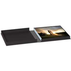 Caja de cartón de álbum de fotos de boda de alta calidad con Manejo de Impresión de recubrimiento UV de laminación mate en relieve - Product Image 4