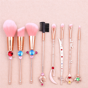 Trasporto di goccia Viso Make Up Strumento con il Cristallo Top Sailor Moon Spazzole di Trucco Set - Product Image 4