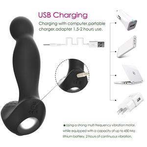Vibratore Anale con Telecomando Wireless Y.LOVE, Massaggiatore Prostatico, Giocattoli Sessuali per Uomini, <span class=keywords><strong>Plug</strong></span> Anale - Product Image 3
