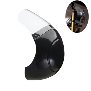 Pare-brise en plexiglas ABS <span class=keywords><strong>Vintage</strong></span> <span class=keywords><strong>Cafe</strong></span>-<span class=keywords><strong>Racer</strong></span> Motorcycle 7 ''Masque de carénage de phare pour Harley Chopper Scrambler Tracker - Product Image 1