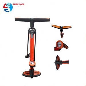 Hot Sell Bicycle Accessories High <strong>Pressure</strong> 160psi Cycle Floor <strong>Tire</strong> Pump Bicycle Air Pump with Gauge - Product Image 4